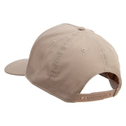 Deer Hunting Specimen Solid Cotton Twill 5 Panel Prostyle Snap Cap - Khaki OSFM