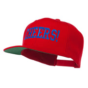 Cheers Embroidered Snapback Cap