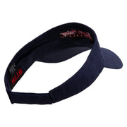 SurfRider California Embroidered Cotton Twill Sun Visor - Navy OSFM