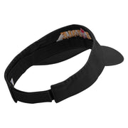 Gobble Chicken Embroidered Pro Style Cotton Twill Washed Visor - Black OSFM