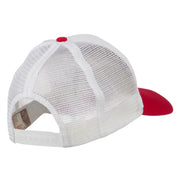 Happy Columbus Day Embroidered Mesh Cap