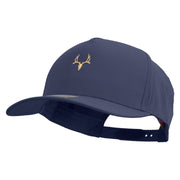 Deer Hunting Specimen Solid Cotton Twill 5 Panel Prostyle Snap Cap - Navy OSFM