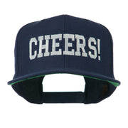 Cheers Embroidered Snapback Cap