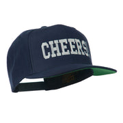 Cheers Embroidered Snapback Cap