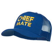 Chief Mate Embroidered Mesh Cap