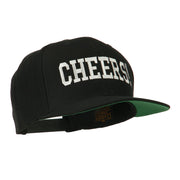 Cheers Embroidered Snapback Cap