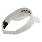 SurfRider California Embroidered Cotton Twill Sun Visor - White OSFM