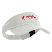 SurfRider California Embroidered Cotton Twill Sun Visor - White OSFM