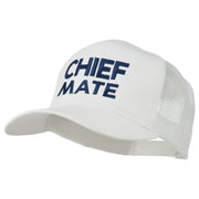 Chief Mate Embroidered Mesh Cap