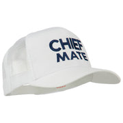 Chief Mate Embroidered Mesh Cap