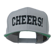 Cheers Embroidered Snapback Cap