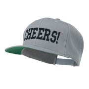 Cheers Embroidered Snapback Cap