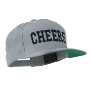 Cheers Embroidered Snapback Cap