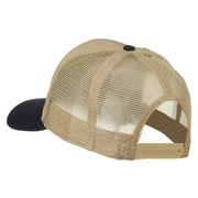 Happy Columbus Day Embroidered Mesh Cap