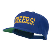 Cheers Embroidered Snapback Cap