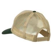 Happy Columbus Day Embroidered Mesh Cap