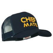 Chief Mate Embroidered Mesh Cap