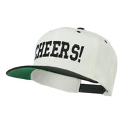 Cheers Embroidered Snapback Cap