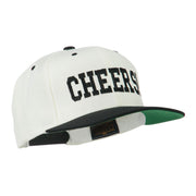 Cheers Embroidered Snapback Cap