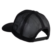 Combat Veteran Patched Solid Cotton Twill Mesh Prostyle Cap - Black OSFM