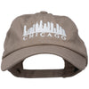 Chicago Skyline Embroidered Washed Cap