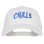 Chills Embroidered Washed Cap