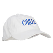 Chills Embroidered Washed Cap