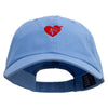 Love Live Travel Embroidered Low Profile Dyed Cotton Twill Cap - Sky-Blue OSFM