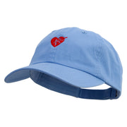 Love Live Travel Embroidered Low Profile Dyed Cotton Twill Cap - Sky-Blue OSFM