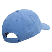 Love Live Travel Embroidered Low Profile Dyed Cotton Twill Cap - Sky-Blue OSFM