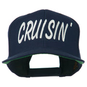 Cruisin Embroidered Flat Bill Cap