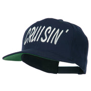 Cruisin Embroidered Flat Bill Cap