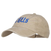 Chills Embroidered Washed Cap