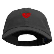 Love Live Travel Embroidered Low Profile Dyed Cotton Twill Cap - Black OSFM