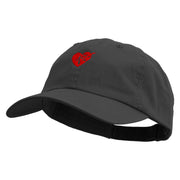 Love Live Travel Embroidered Low Profile Dyed Cotton Twill Cap - Black OSFM