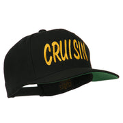 Cruisin Embroidered Flat Bill Cap