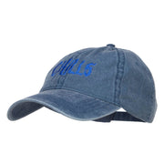 Chills Embroidered Washed Cap