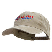 Army Veteran Cotton Twill Premium Pigment Dyed Cap - Khaki OSFM