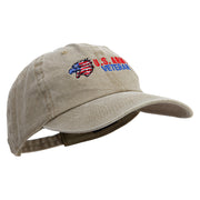 Army Veteran Cotton Twill Premium Pigment Dyed Cap - Khaki OSFM