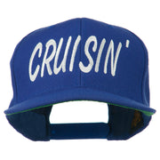 Cruisin Embroidered Flat Bill Cap