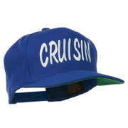 Cruisin Embroidered Flat Bill Cap