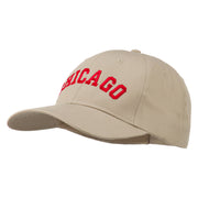 Chicago Illinois State Embroidered Cotton Cap