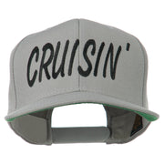 Cruisin Embroidered Flat Bill Cap