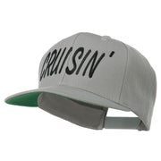 Cruisin Embroidered Flat Bill Cap