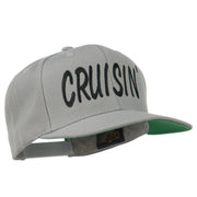 Cruisin Embroidered Flat Bill Cap