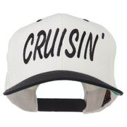 Cruisin Embroidered Flat Bill Cap