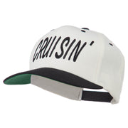 Cruisin Embroidered Flat Bill Cap