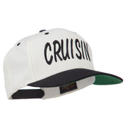 Cruisin Embroidered Flat Bill Cap