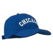 Chicago Illinois State Embroidered Cotton Cap