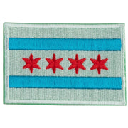 Chicago Flag Glue Patch - Chicago-Flag OSFM